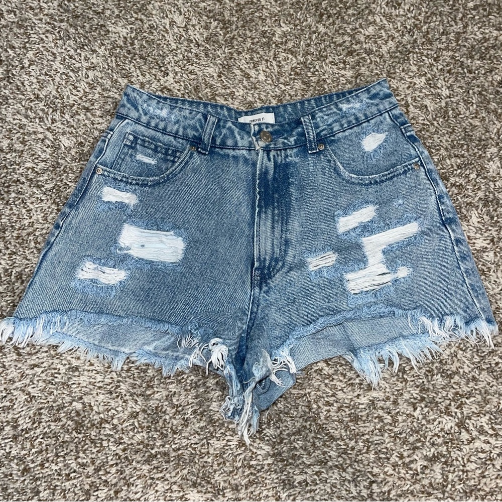 Forever 21 Distressed Shorts
